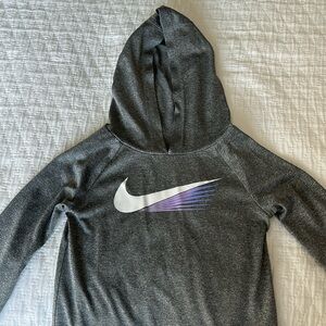 Dri-Fit Nike long-sleeve tee with hood